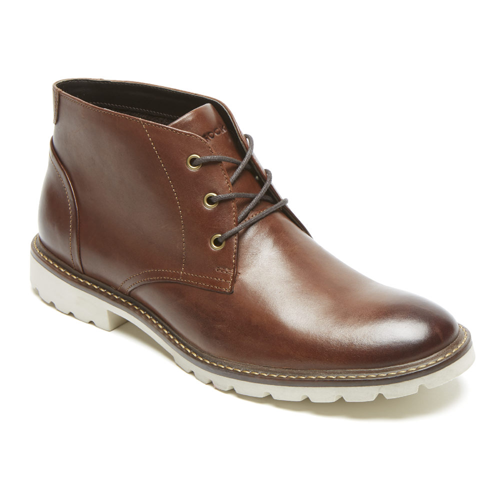 Rockport Mens Sharp & Ready Chukka - Boots Brown - CSB209187